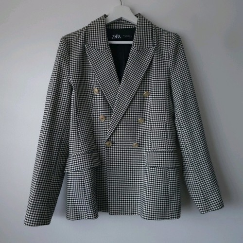 Zara check blazer - blazer, jacket