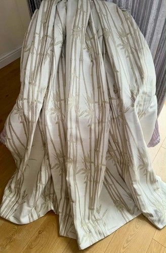 Cream beige bamboo - /, curtains