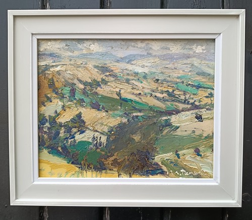 Swaledale oil painting panel - swaledale,oil, painting/panel