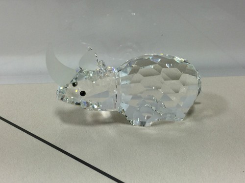 Swarovski figurine large rhino - swarovski,