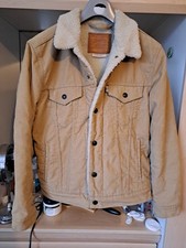 Levis Sherpa Corduroy Jacket Mens Small