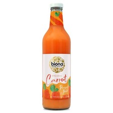 Biona Organic Carrot Juice 750ml, Pack of 6 - Immediately Pressed After Harve...