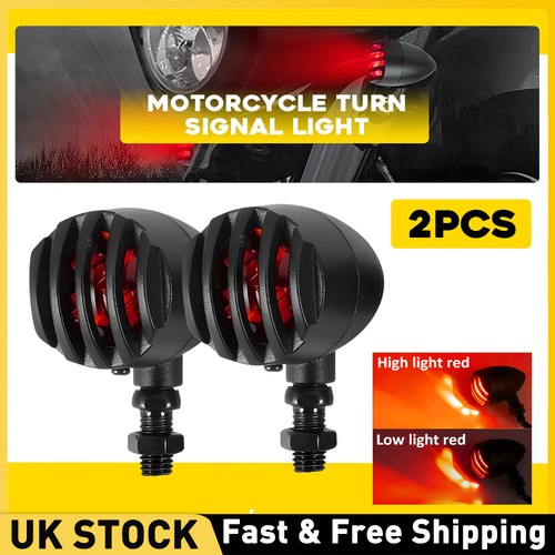 2pcs red motorcycle - red, bullet