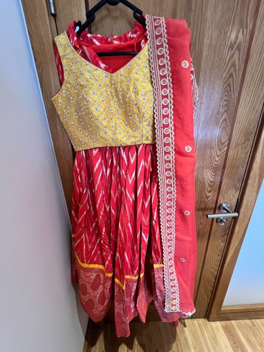 Orange yellow lehenga - &, choli