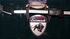 1x Scomadi Badge Logo Printed