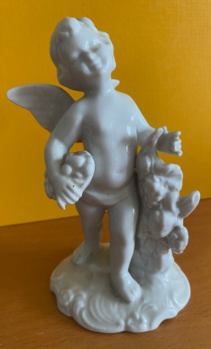Dresden porcelain cherub - dresden,