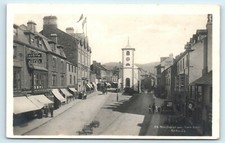 POSTCARD MAIN STREET TOWN HALL