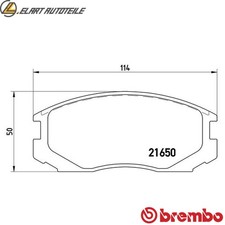 BRAKE PAD SET DISC BRAKE P 54