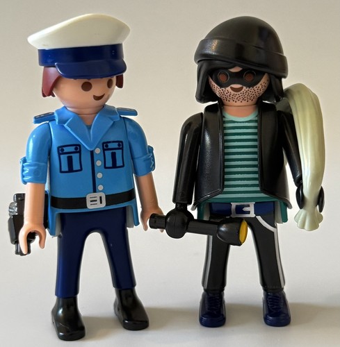 Playmobil police and burglar - police,