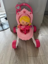 Pink Fisher Price Baby Walker with Doll