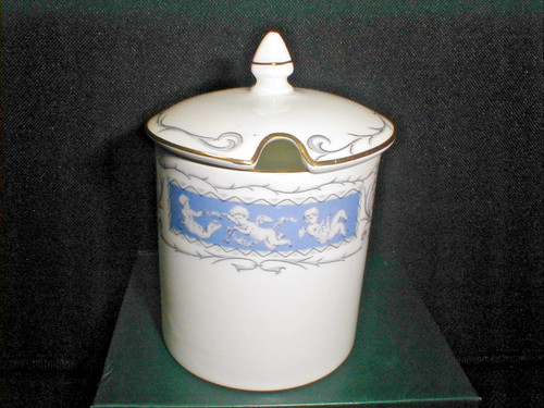 Coalport blue revelry lidded - ,