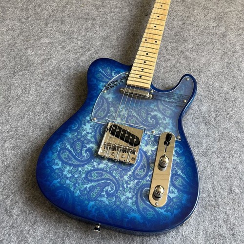 Custom blue paisley - blue,