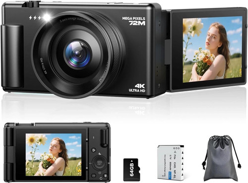 Digital camera 72mp youtube - 4k,