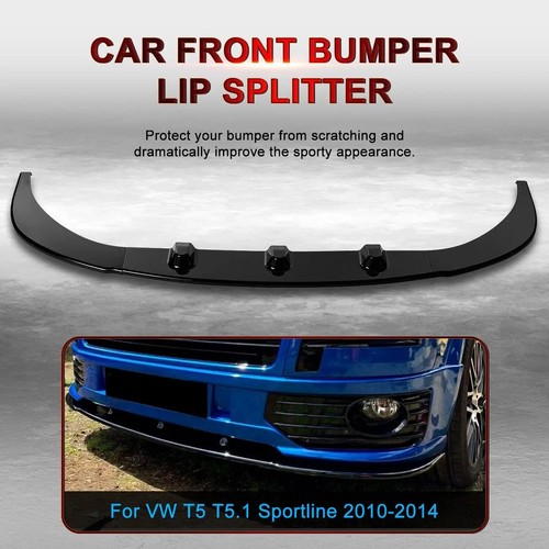 Gloss black front bumper - gloss,