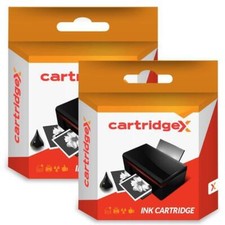2 x Black Non-OEM Ink Cartridge For Canon Pixma iP3600 iP4600 iP4700 PGI-520 BK