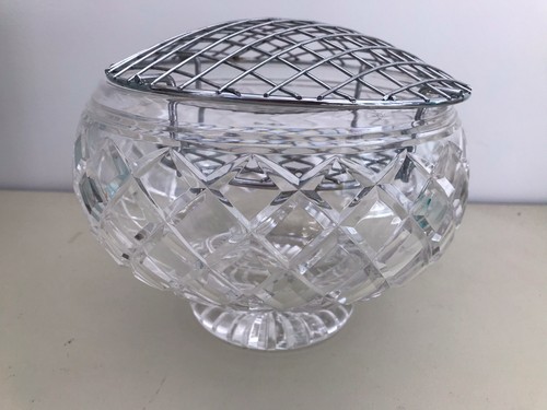 Very nice cut glass rose - , bowl