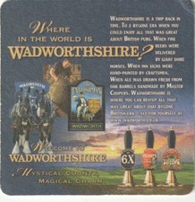 BEER MAT - WADWORTH BREWERY -