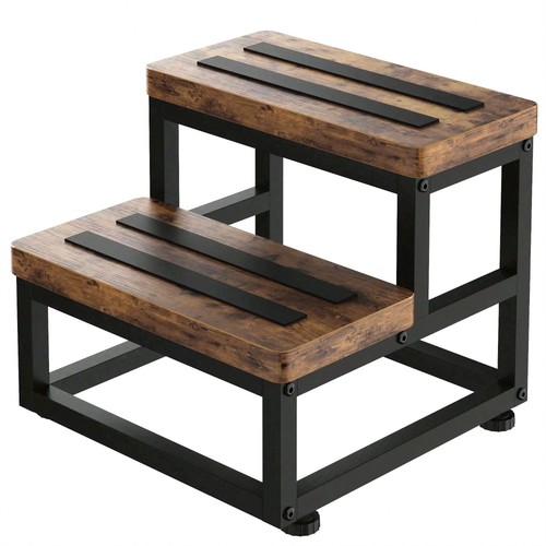 Step wooden stool - 2-step,