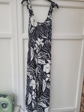 Next Jumpsuit Black And White
