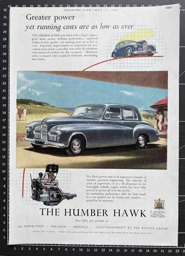 Rootes group humber hawk - rootes,
