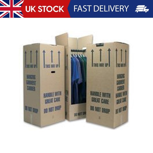 Tall wardrobe boxes removal - 5,