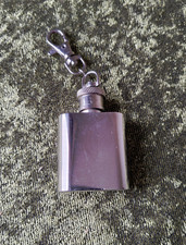 Mini Hip Flask Keyring 1oz /