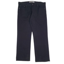 LEVIS Signature Jeans Relaxed Fit Black Denim Trousers Mens W36 L29