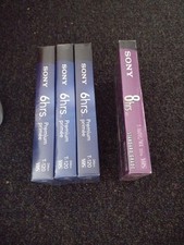 SONY Lot of 4 Premium VHS6