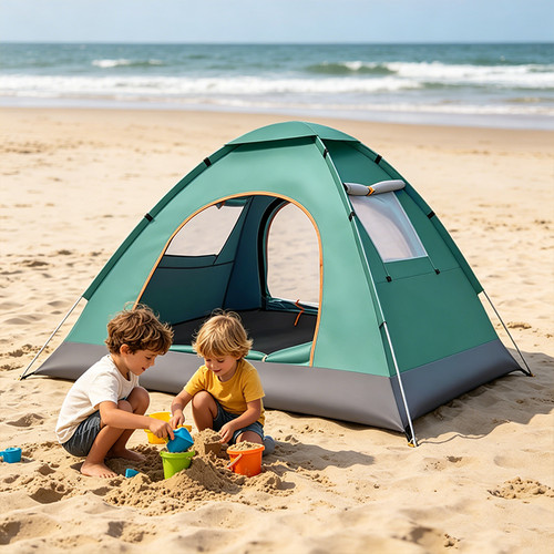 Camping tent automatic - tent,automatic, man