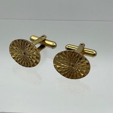 Vintage gold tone oval - vintage,