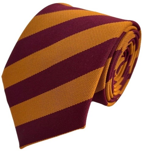 Maroon and gold - block, stripe