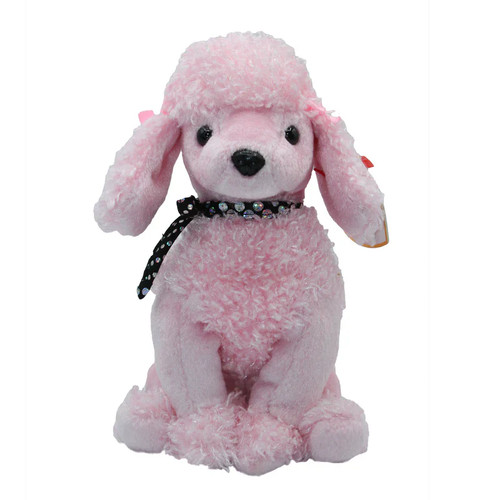 Brigette pink poodle puppy dog