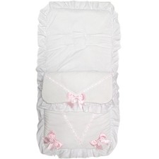 Baby Girls White with Pink