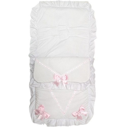 Baby girls white with pink - girls,