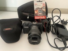 Canon EOS M 18MP Digital Camera & 18-55mm lens. With carry case and 16GB SD Card