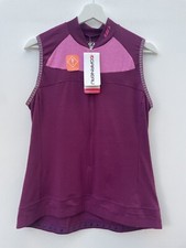 Louis Garneau Sz L Womens Beeze 2 Sleeveless Moisture Wicking Top Cycling Purple