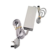 Nintendo Wii UK Plug Power Supply RVL-002 Tested Working Official Genuine