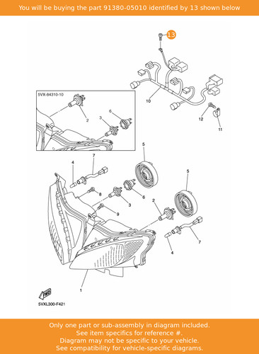 Yamaha bolt 91380 05010 - bolt,, 91380-05010