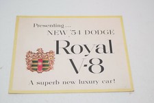 Vintage 1954 Dodge Royal V-8