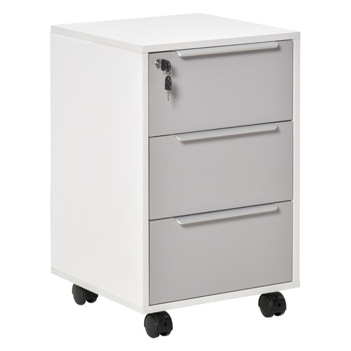 Three drawer locking filing - three-drawer,