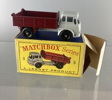 LESNEY MATCHBOX #3 BEDFORD TIPPER TRUCK MINT WITH SUPERB BOX