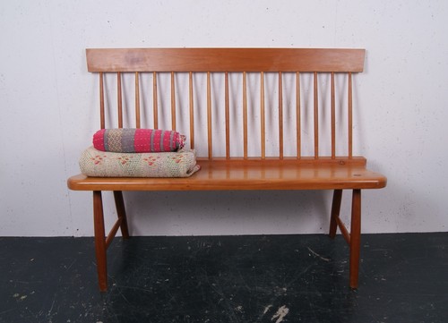Wooden spindle back - spindle, bench