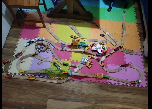 Wooden train set bundle brio - wooden,