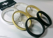 Shirt Sleeve Holders Pack of 2 Metal Stretchy Garter Arm Bands Gold/silver/black