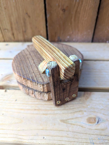 Handmade wooden roti and - wooden,