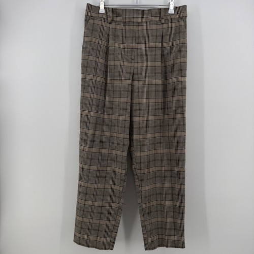Loft womens brown plaid - womens,