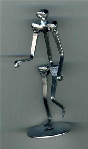 Hand crafted horseshoe nail - hand,