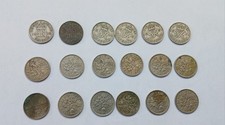 Pre Decimal Sixpence Coin Joblot George VI & QEII 1948-67 x 18