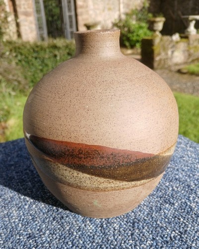 Studio pottery lamp base - studio,