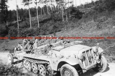 F007566 German Half Track military vehicle East front 1943 WW2